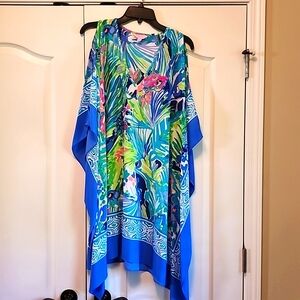 Lilly Pulizer Silk Caftan L/XL